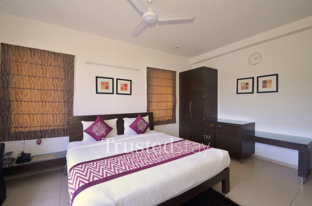Service apartments in Hitech City | Hyderabad - Master Bedroom