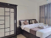 Bedroom of TrustedStay Godrej Urban Park Service Apartment in Powai, Mumbai