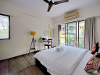Bedroom two of TrustedStay Raj Galaxy Service Apartment in Santacruz East, Mumbai