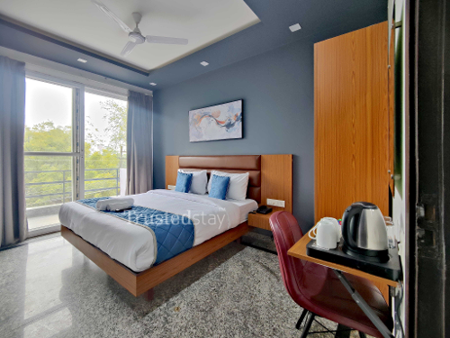 Bedroom 1 of Plot No 246 SP TrustedStay Service Apartment in Gurgaon