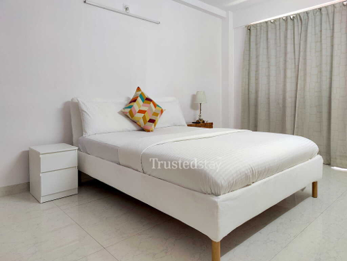 Bedroom One of Lakeview Seven Complex in Powai Mumbai